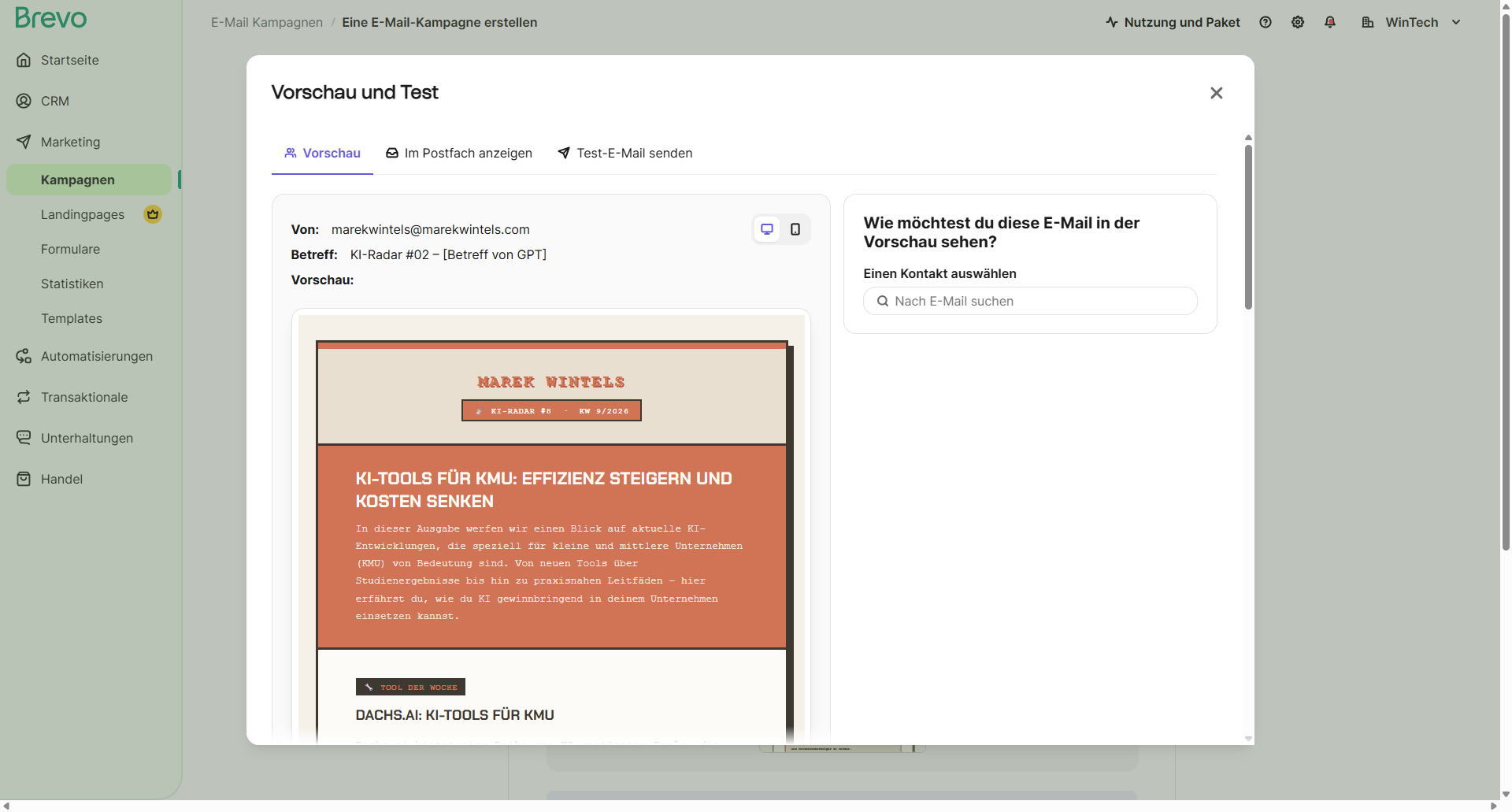 Brevo Preview Screenshot